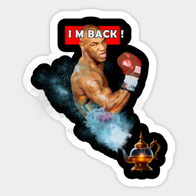 Mike Tyson Sticker by Christopher store